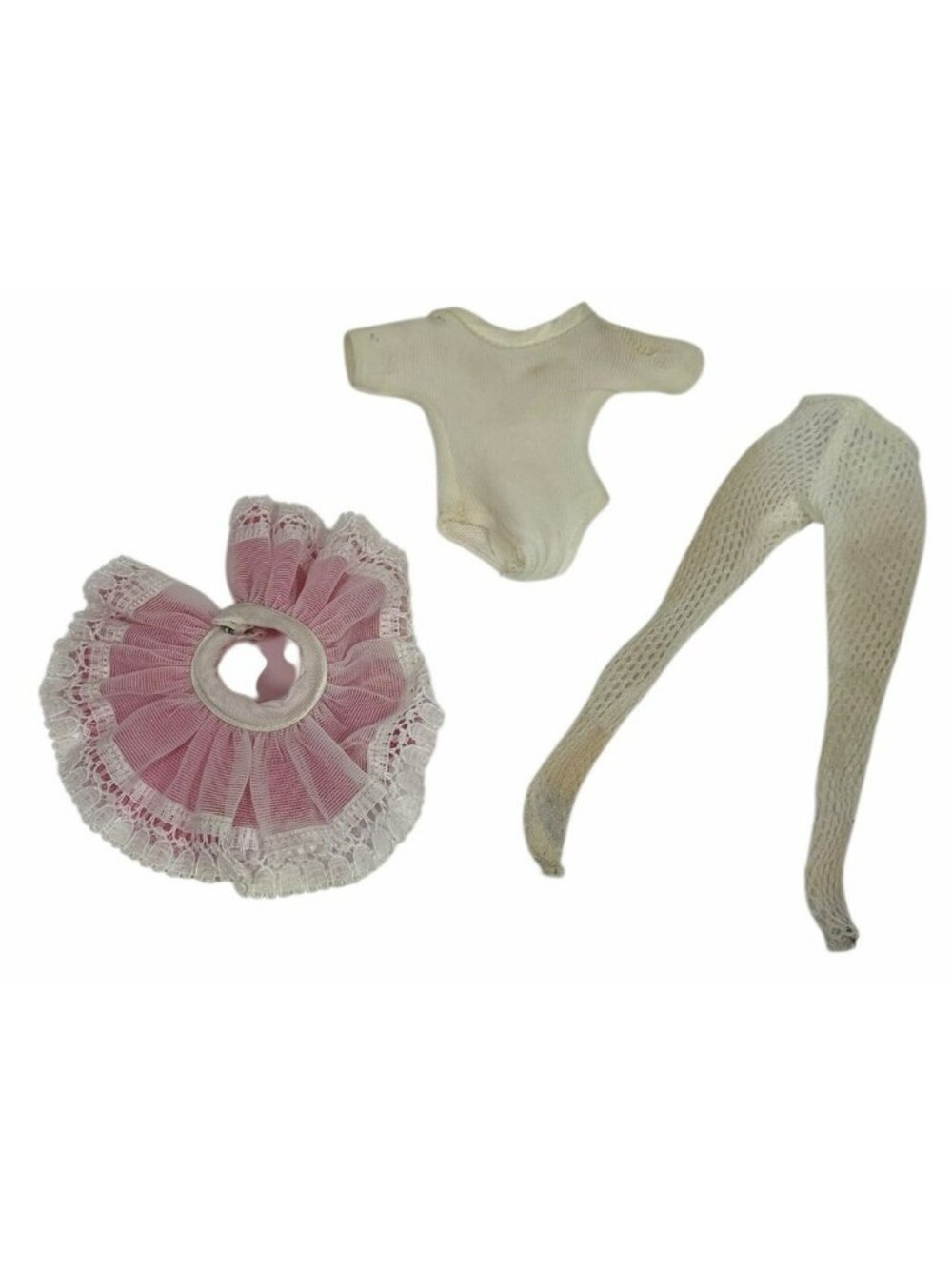 Vintage 1970s Marx Sindy LET'S GO TO THE BALLET Outfit 1101 Leotard Skirt Tights